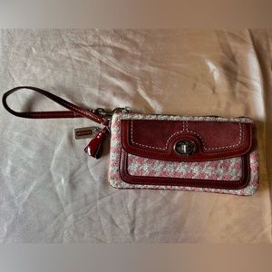 Coach Vintage Wool Wristlet